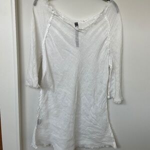 JAGA linen shirt in White